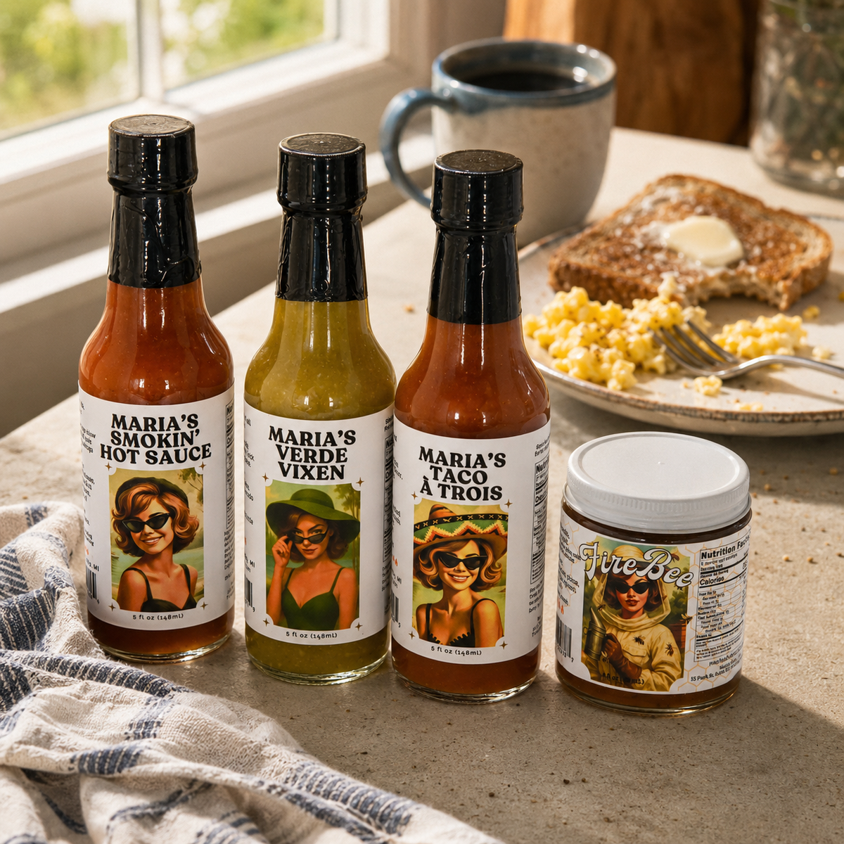 Maria's Sauce Co Essentials 5 oz bottle - 4 pack