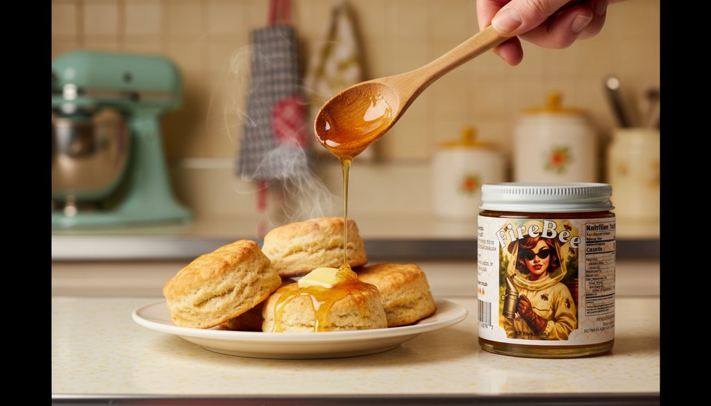 FireBee Spicy Honey - Artisan Hot Honey with Chili Heat | Small Batch Craft Honey