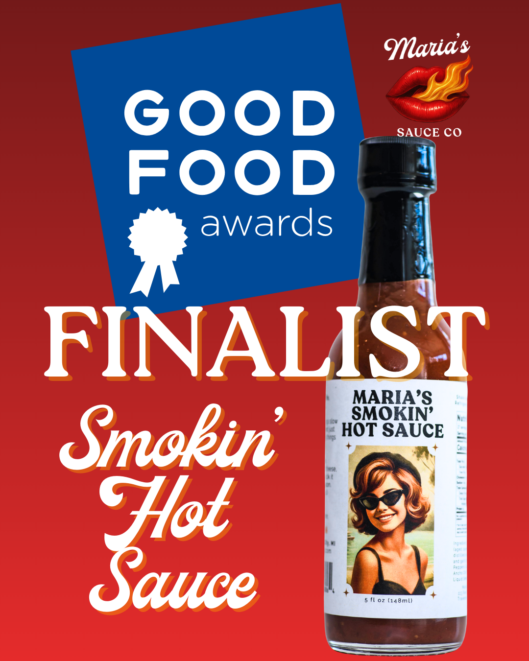 Smokin' Hot Sauce - Artisan Habanero Hot Sauce with Hickory Smoke | Small Batch Craft Hot Sauce