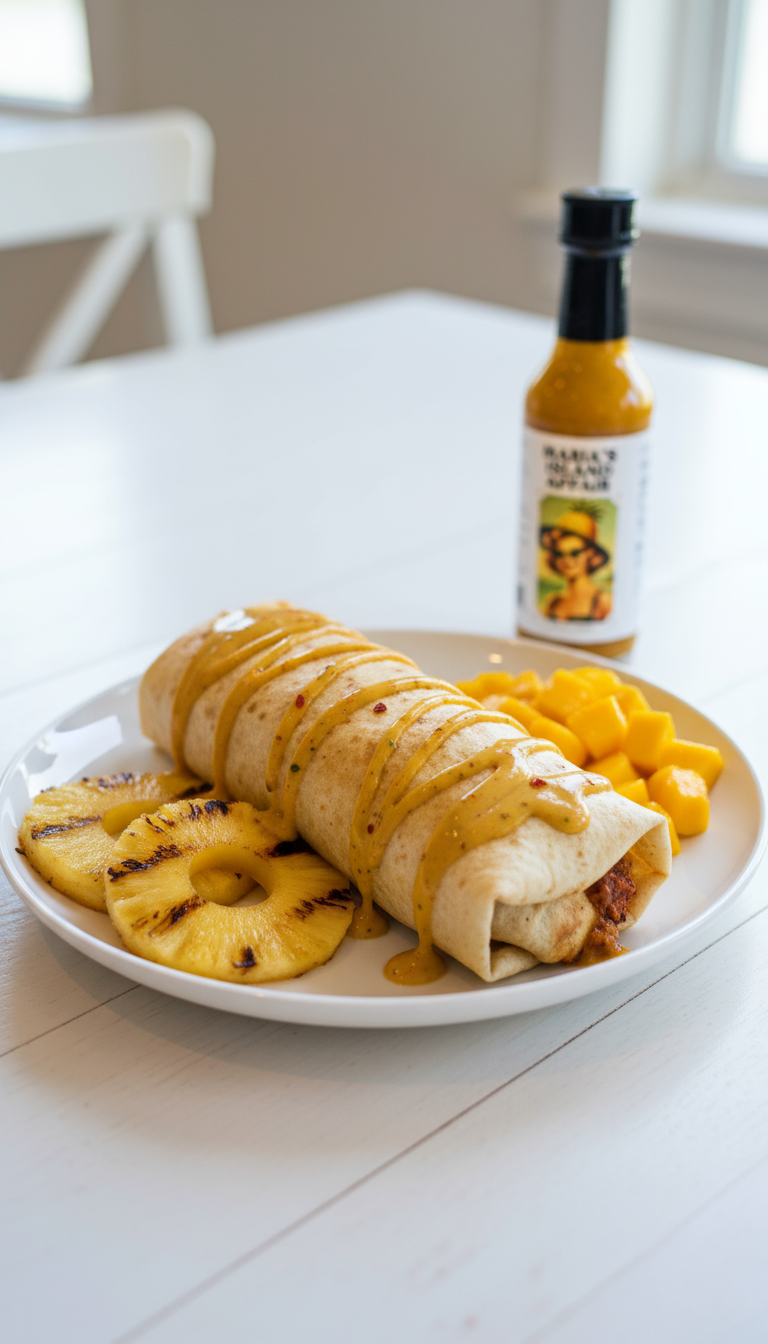 Pineapple Mango Habanero hot sauce