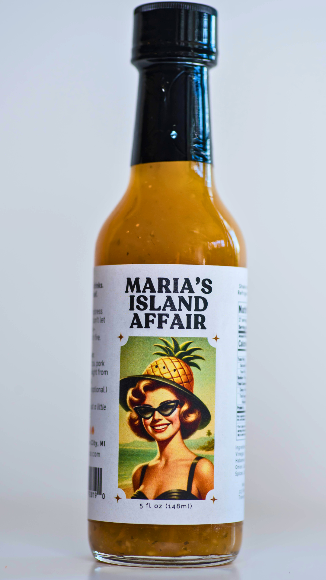 Island Affair - Tropical Pineapple Hot Sauce | Caribbean Habanero Sauce with Lime | Artisan Craft