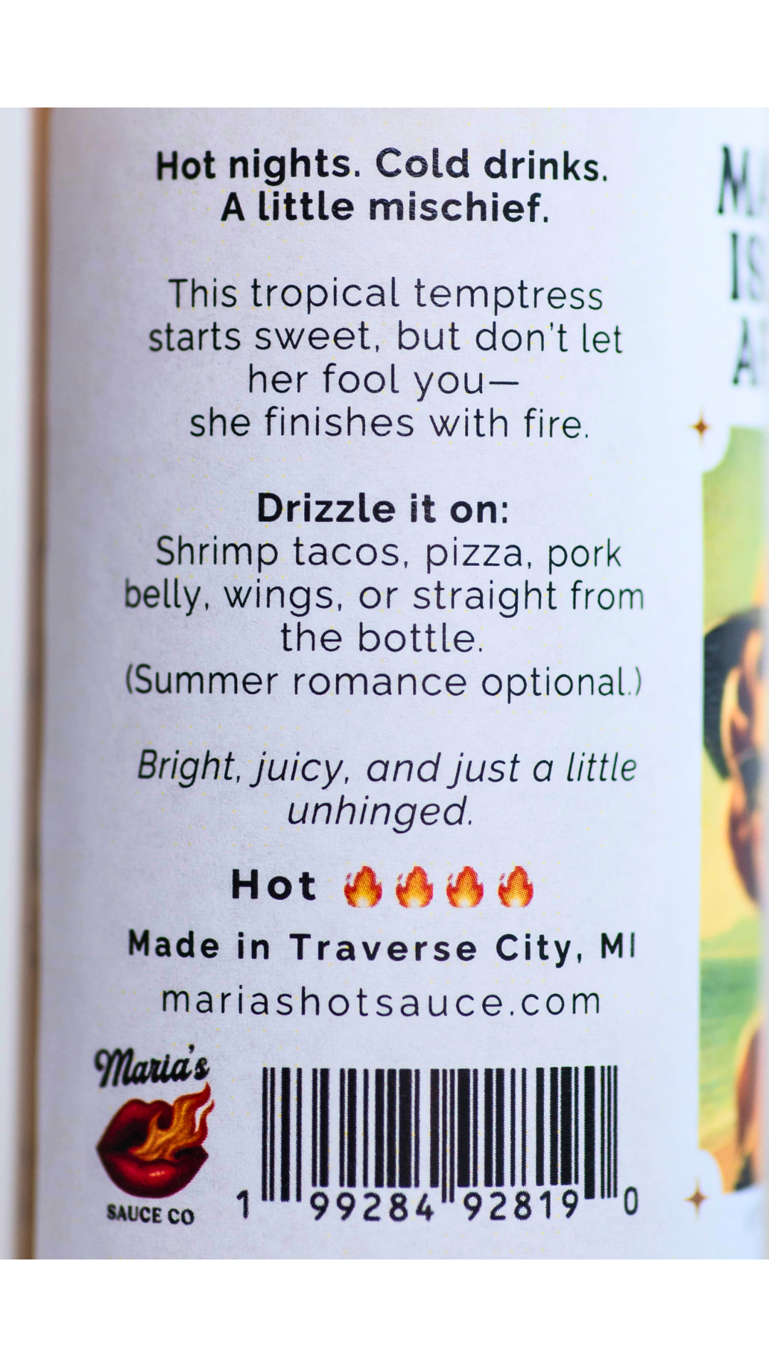 Pineapple mango habanero hot sauce description