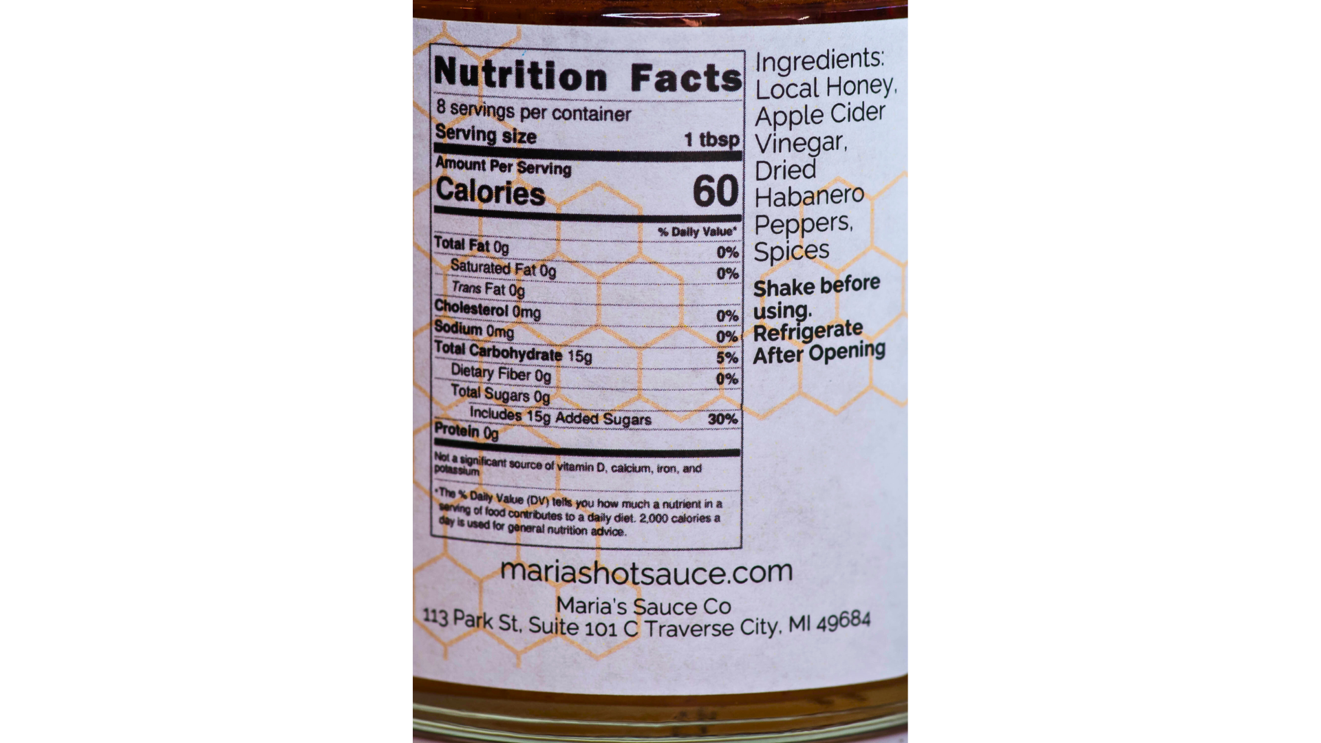 FireBee Spicy Honey - Artisan Hot Honey with Chili Heat | Small Batch Craft Honey