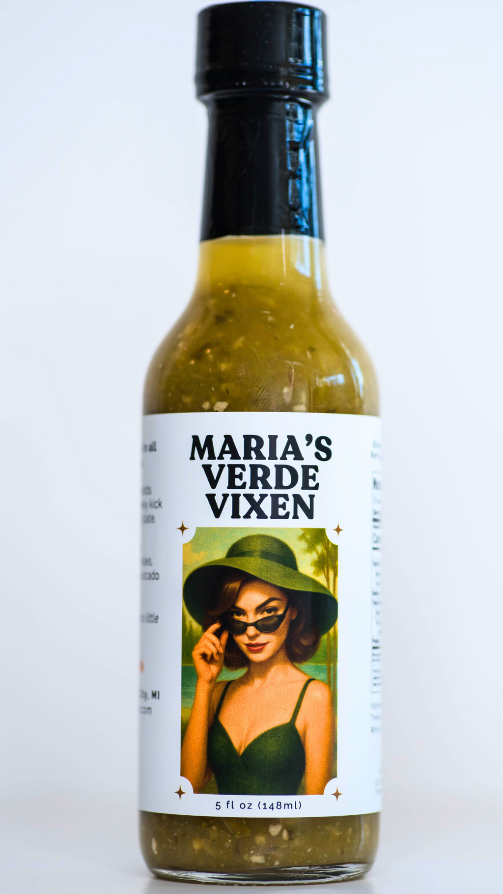 Verde Vixen - Artisan Jalapeño Hot Sauce | Green Hot Sauce with Tomatillo & Lime | Small Batch